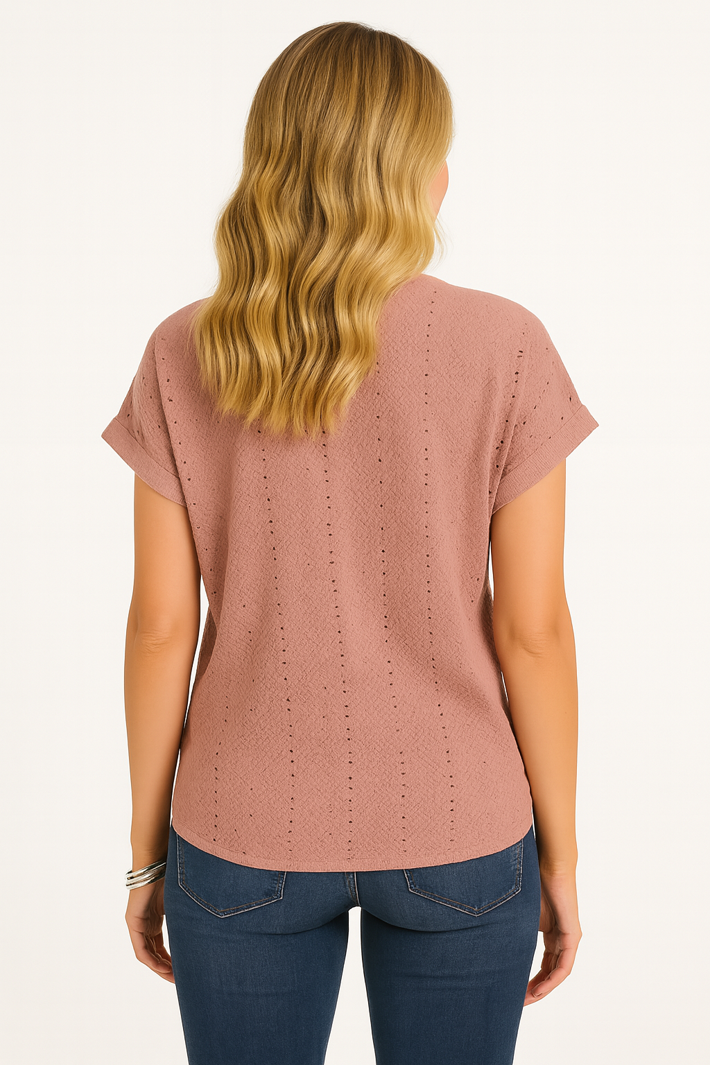 Luna - Twist Hem Crew Neck Tee