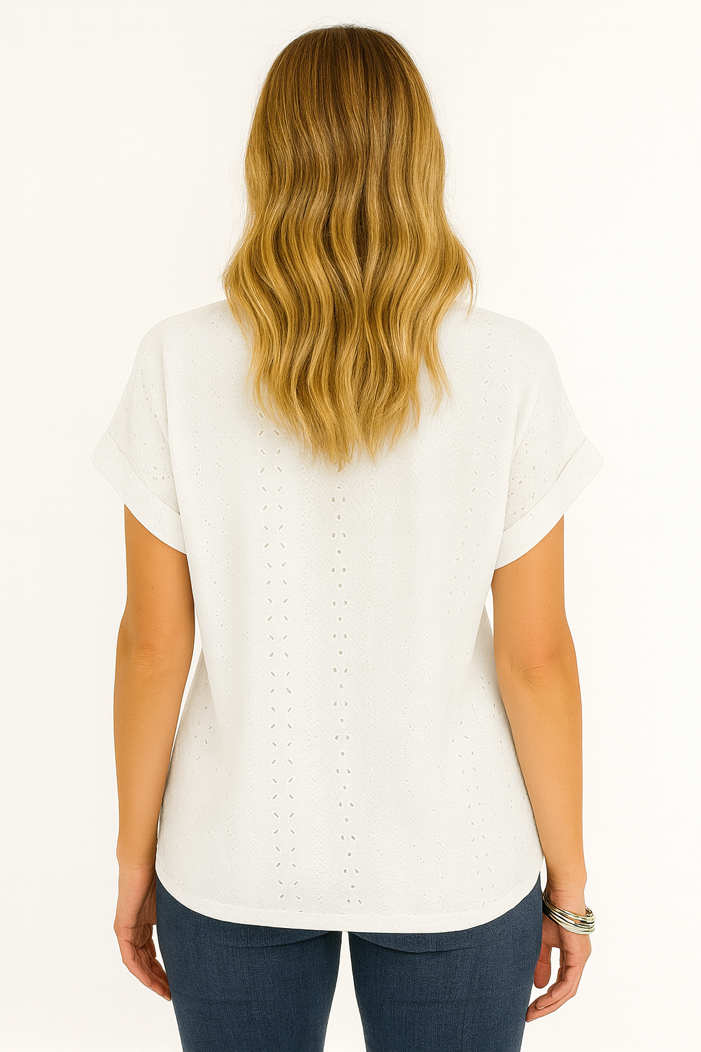 Luna - Twist Hem Crew Neck Tee