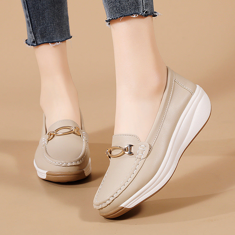 ComfortEase Wedge Loafers