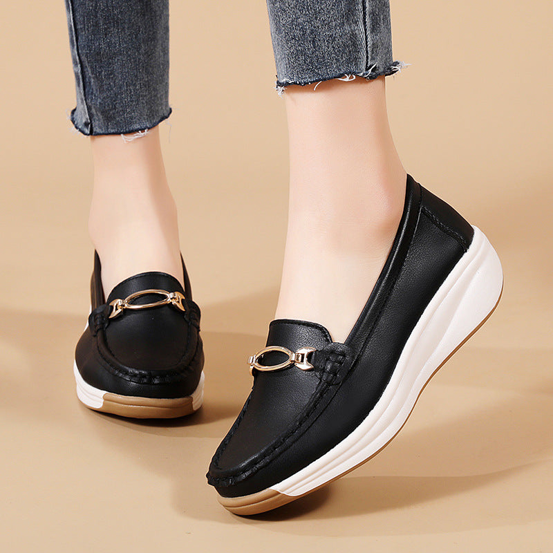 ComfortEase Wedge Loafers