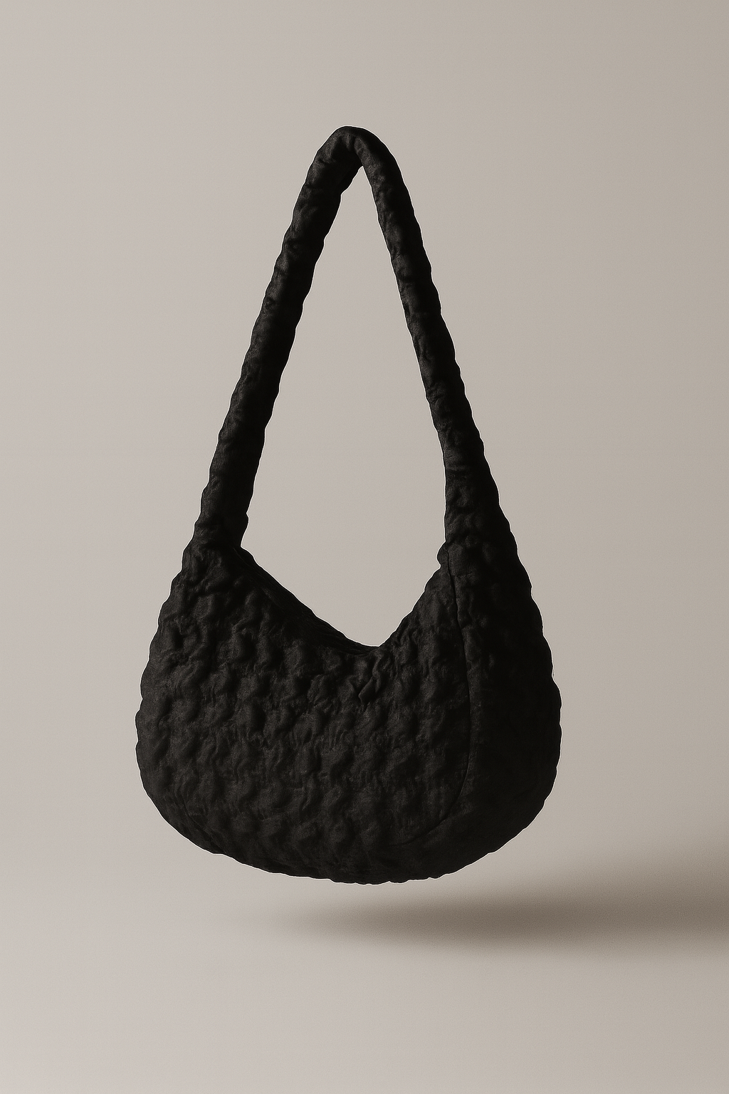Ruched Tote Handbag