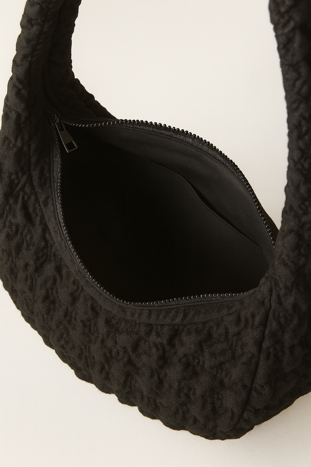 Ruched Tote Handbag